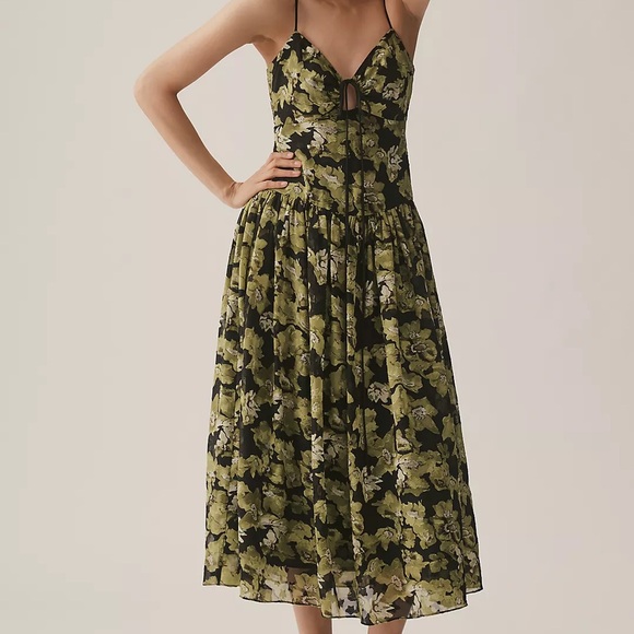 Endless Rose Cut-Out Midi Dress - Picture 2 of 13